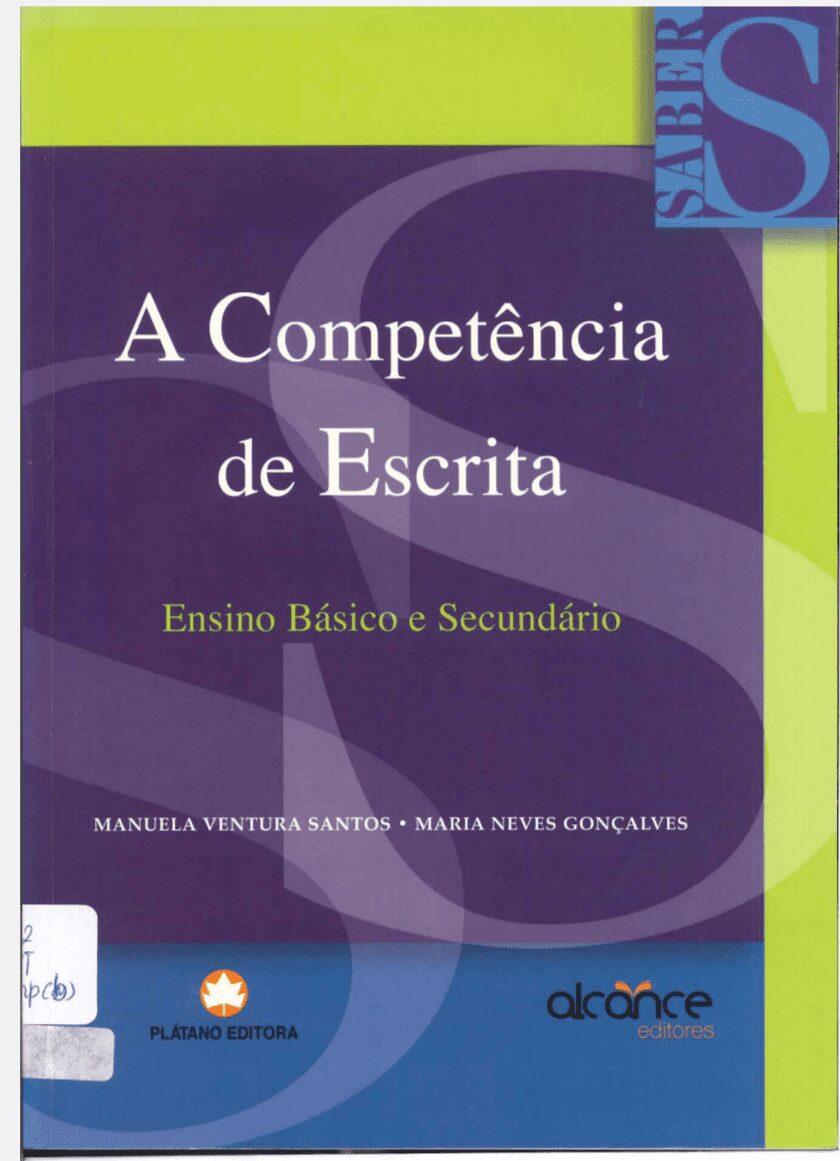 Capa de A Competência de Escrita – Livro PDF