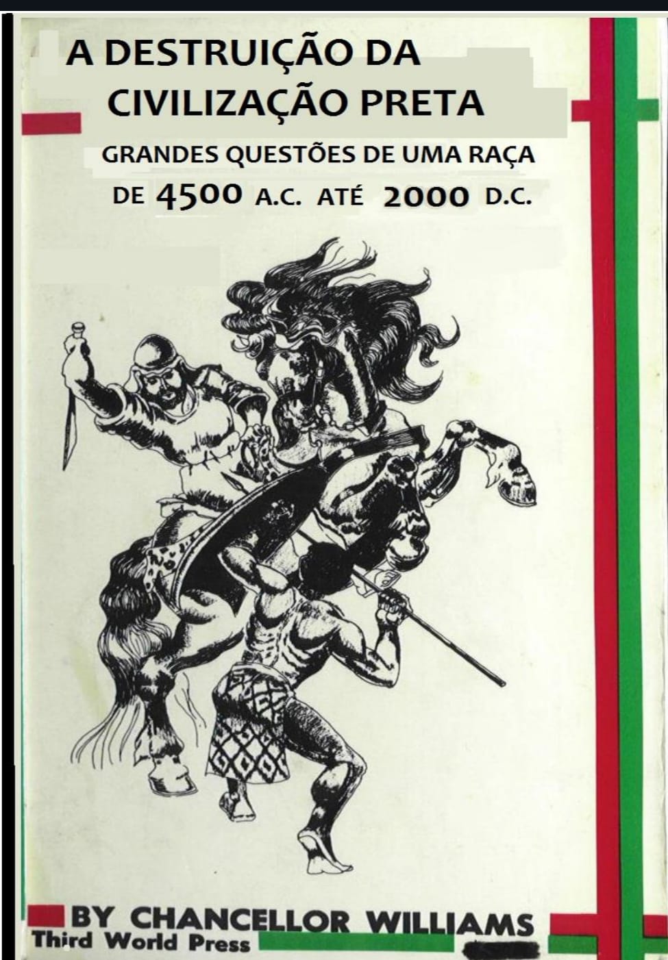 Capa de A distribuição da Civilização preta