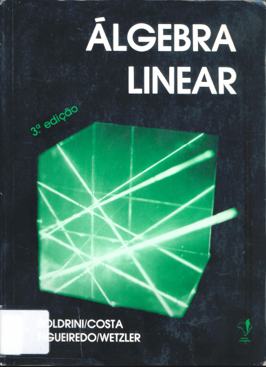 Capa de Álgebra Linear — 3.ª Edição (Ampliada e Revista)