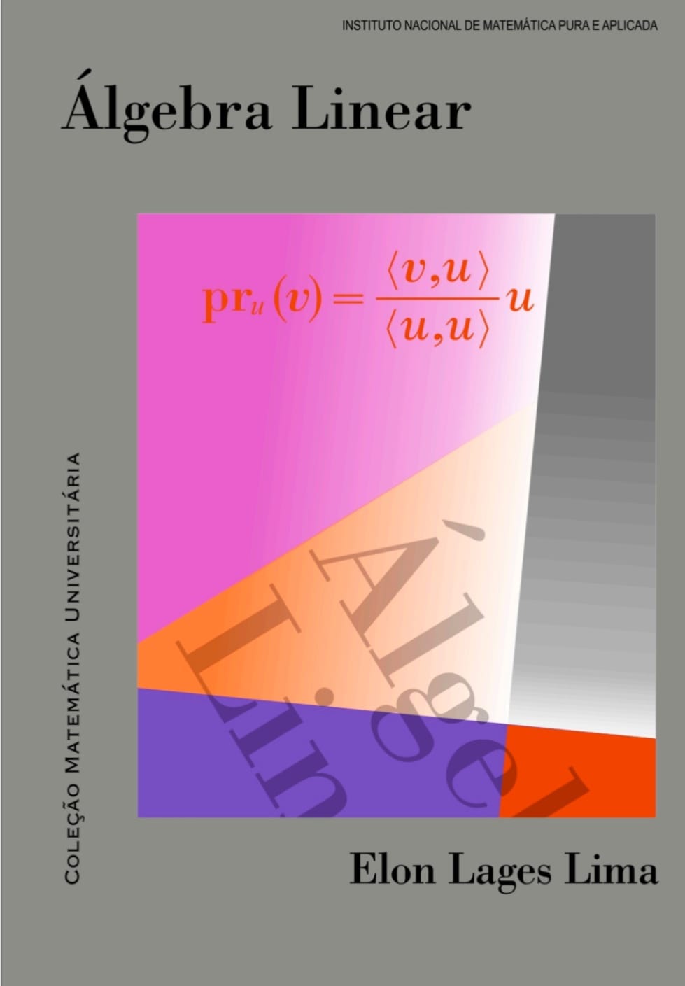 Capa de Álgebra Linear pdf
