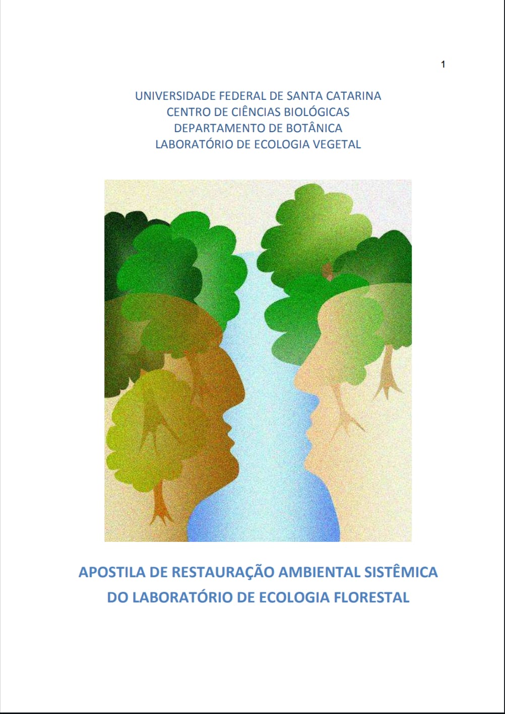 Capa de APOSTILA DE RESTAURAÇÃO AMBIENTAL pdf