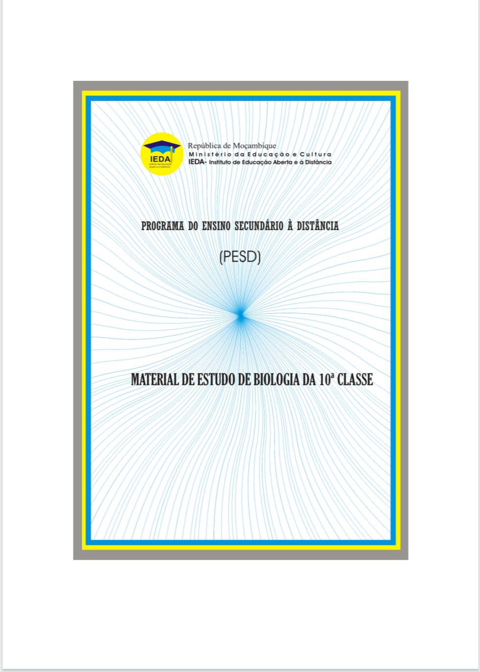 Capa de Biologia 10ª Classe PDF Moçambique