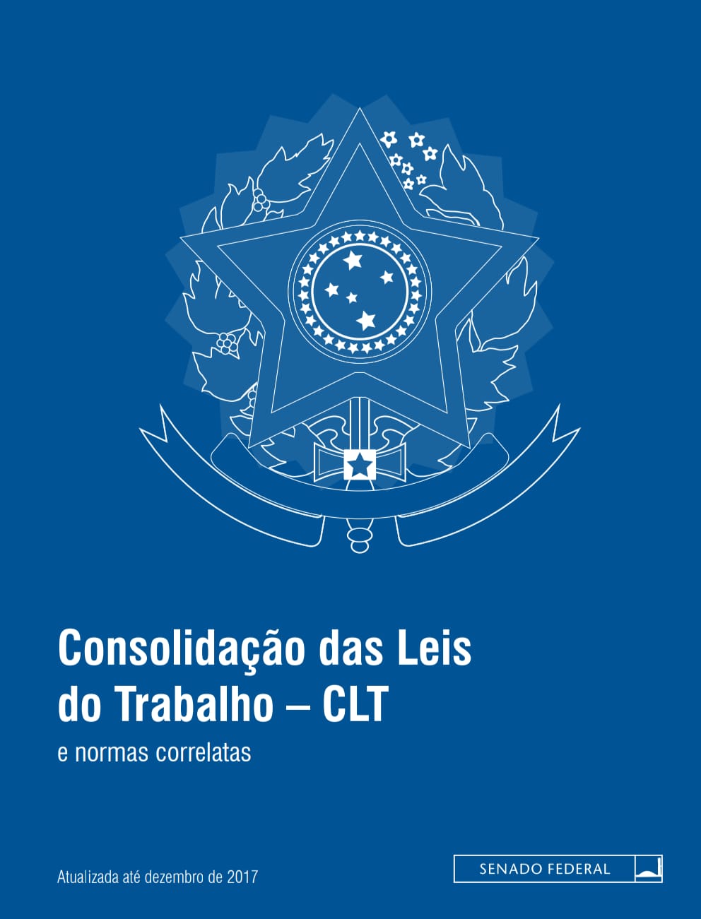 Capa de Consolidação das Leis do Trabalho pdf