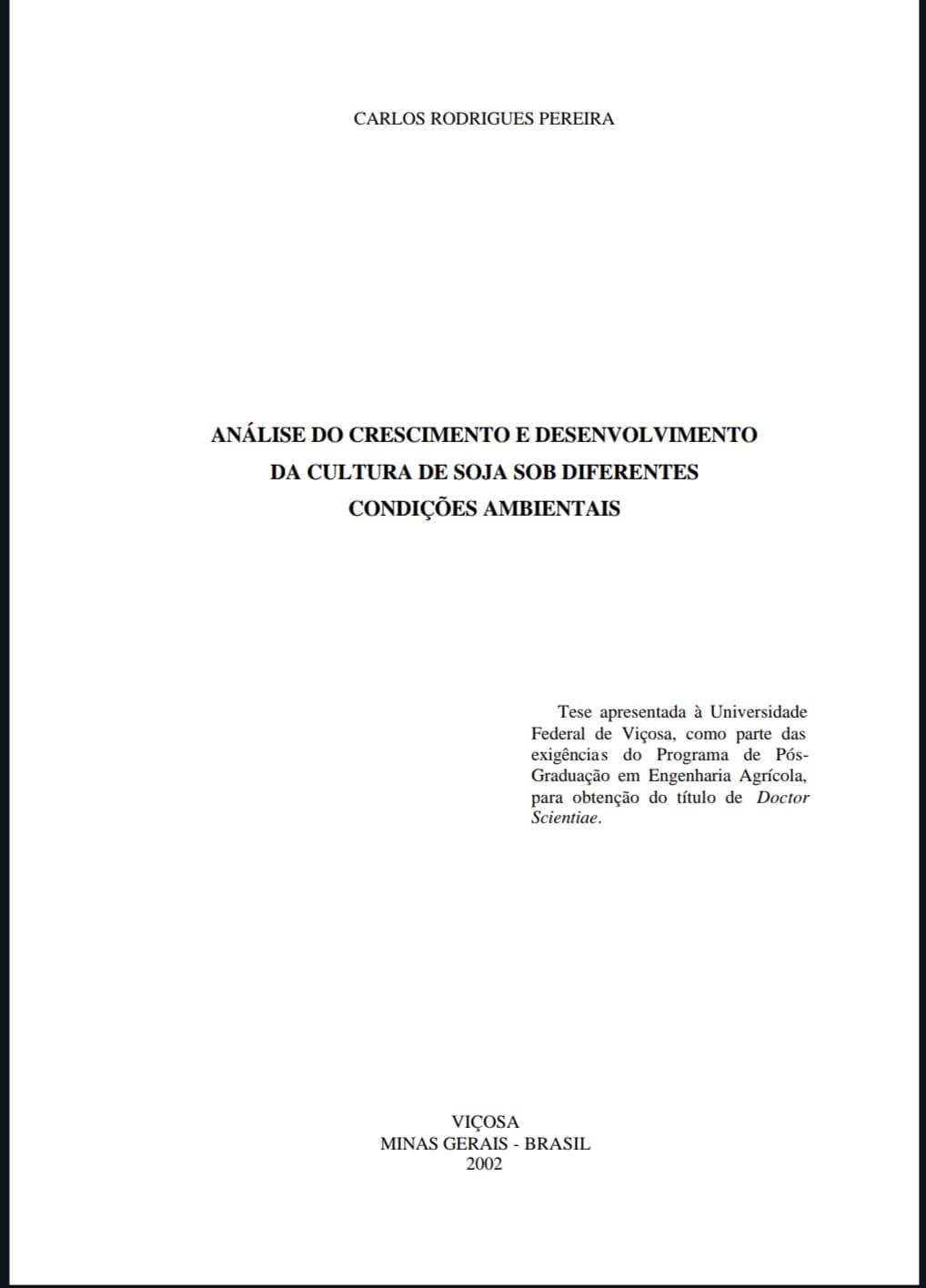 Capa de Cultura de soja pdf