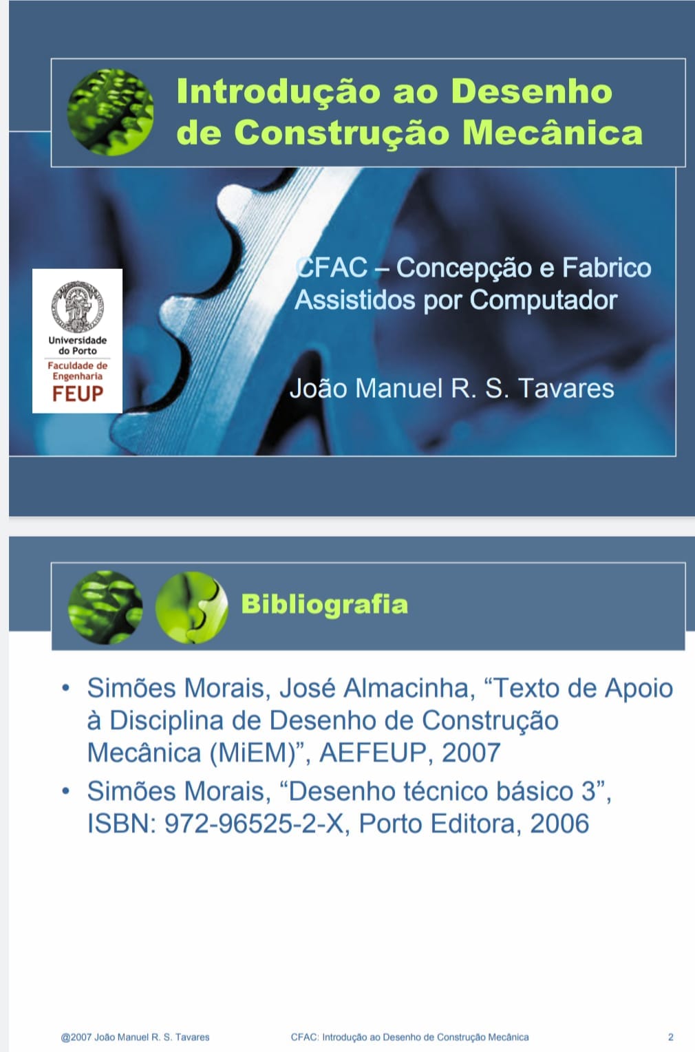 Capa de Desenho de Construção Mecânica pdf