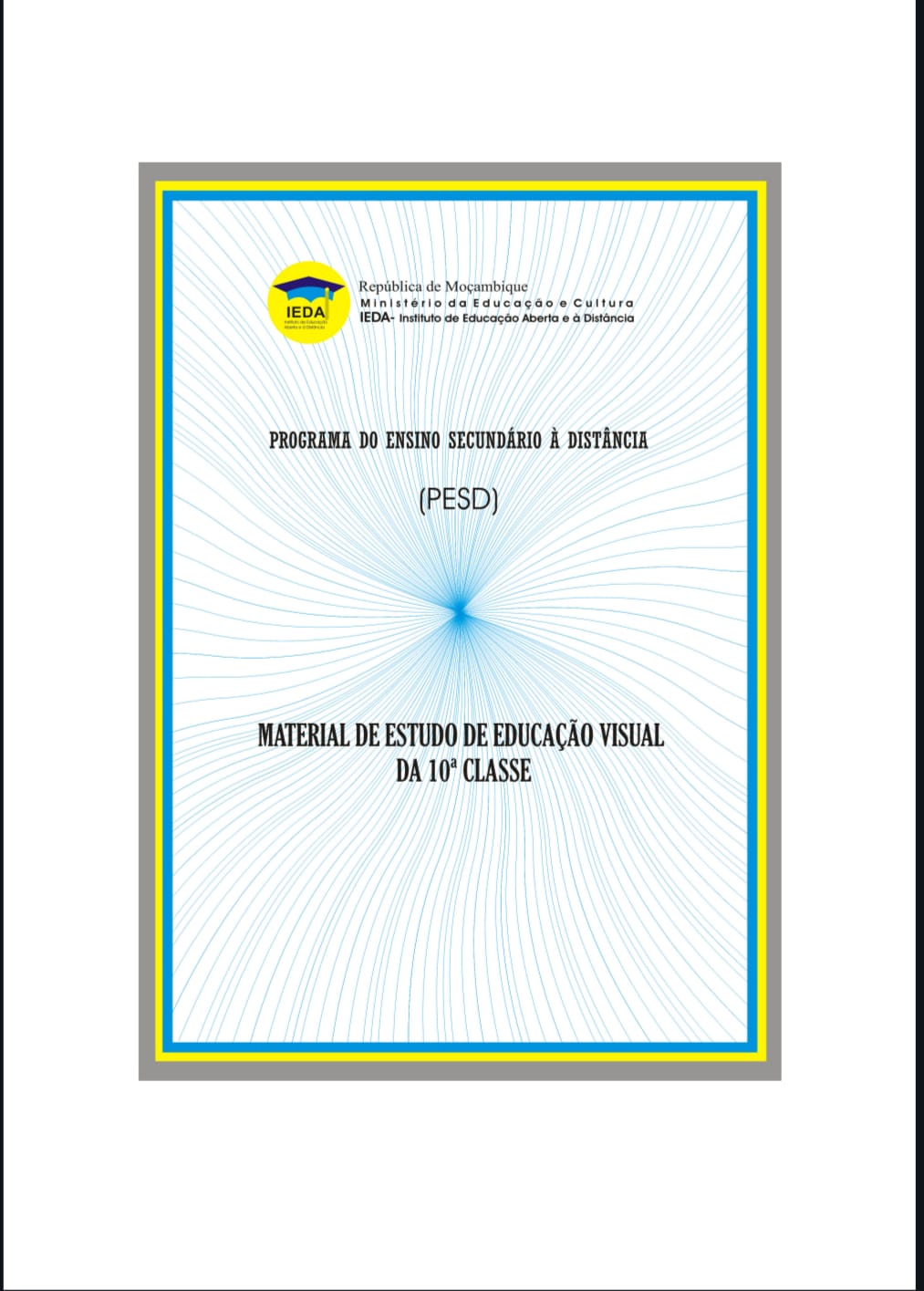 Capa de Educação Visual 10ª Classe PDF – Baixar