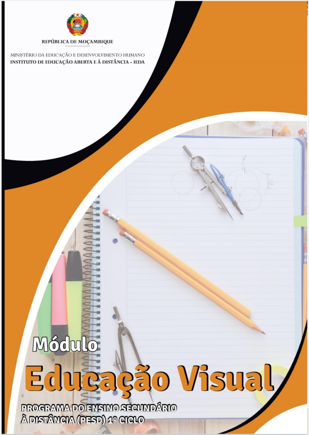 Capa de Educação Visual 10ª Classe PDF Moçambique