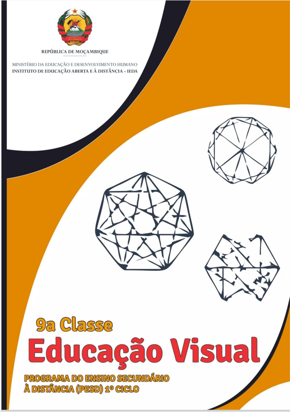 Capa de Educação Visual 9ª Classe PDF Moçambique —  o Livro Escolar