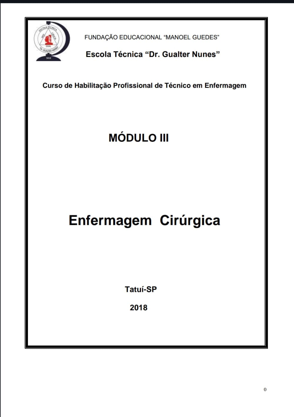Capa de Enfermagem Cirúrgica pdf