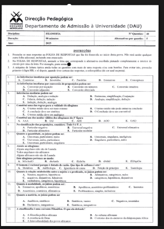 Capa de Exame de Filosofia – 2025: Guia Completo de Conteúdos e Preparação