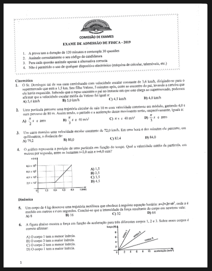 Capa de Exame de Física – 2019 (UP): Conteúdos, Estrutura e Guia de Estudo