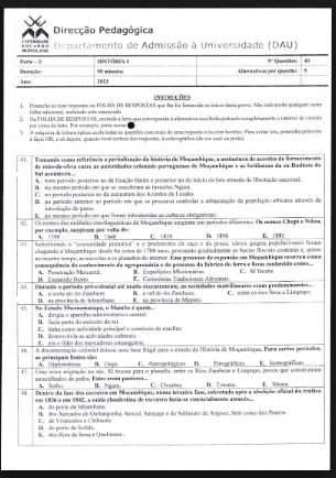 Capa de Exame de História I – 2023: Conteúdos Fundamentais e Guia de Preparação