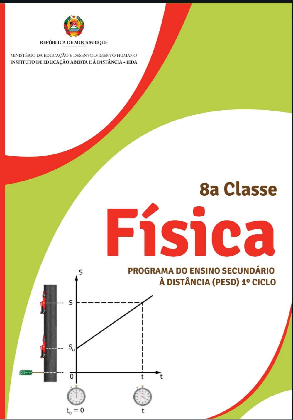 Capa de Física 8ª Classe PDF Moçambique