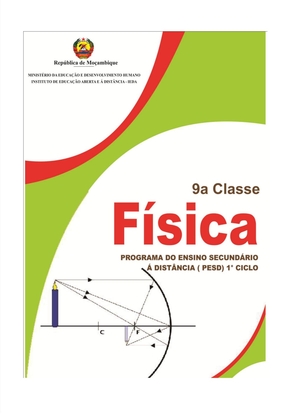 Capa de Física 9ª Classe PDF Moçambique