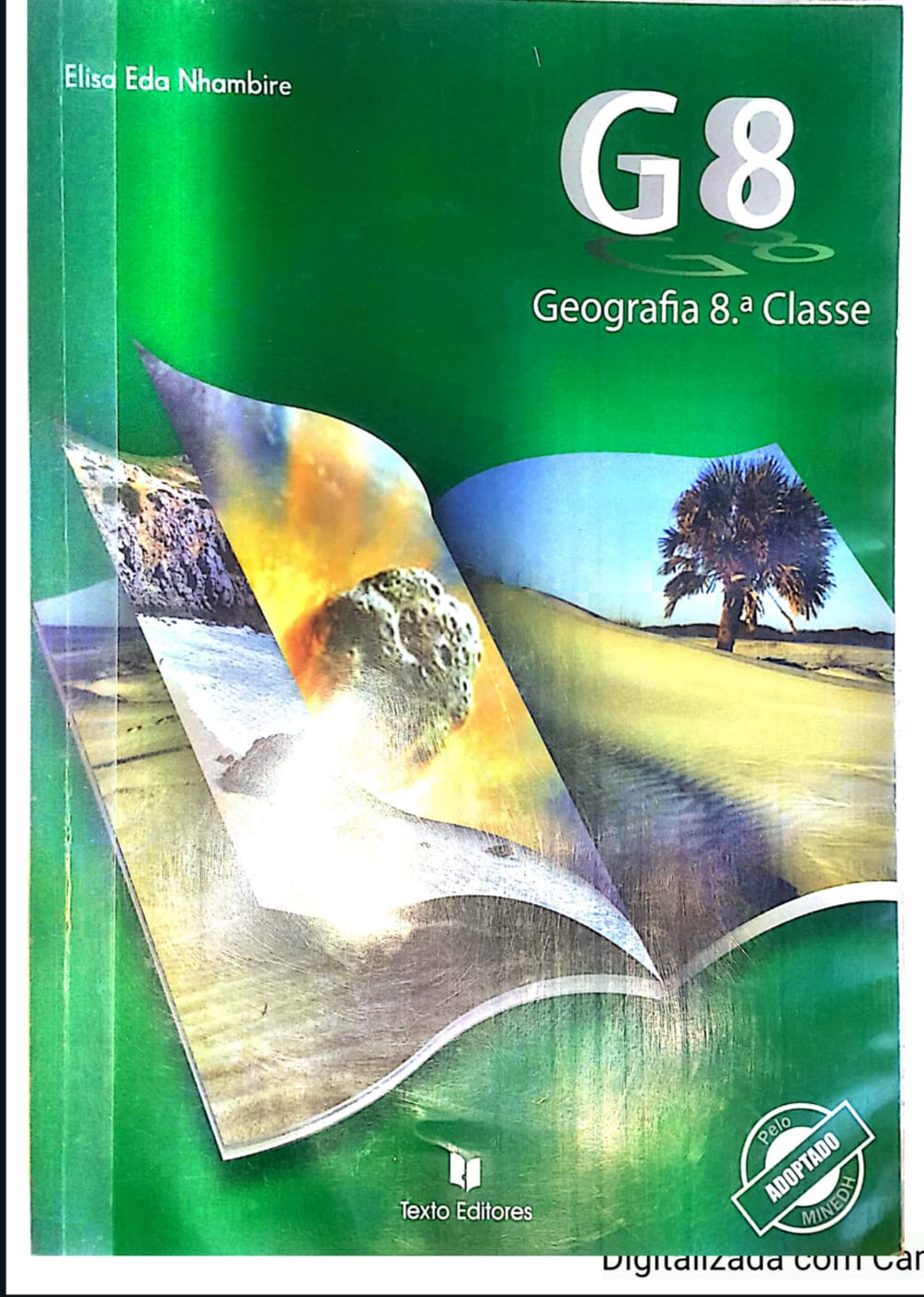 Capa de Geografia 8ª Classe PDF Moçambique