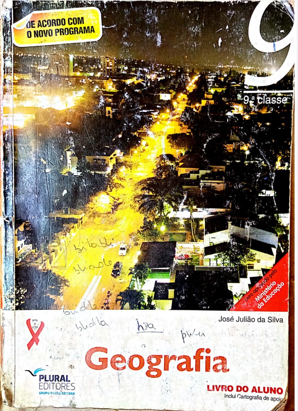 Capa de Geografia 9ª Classe PDF Moçambique