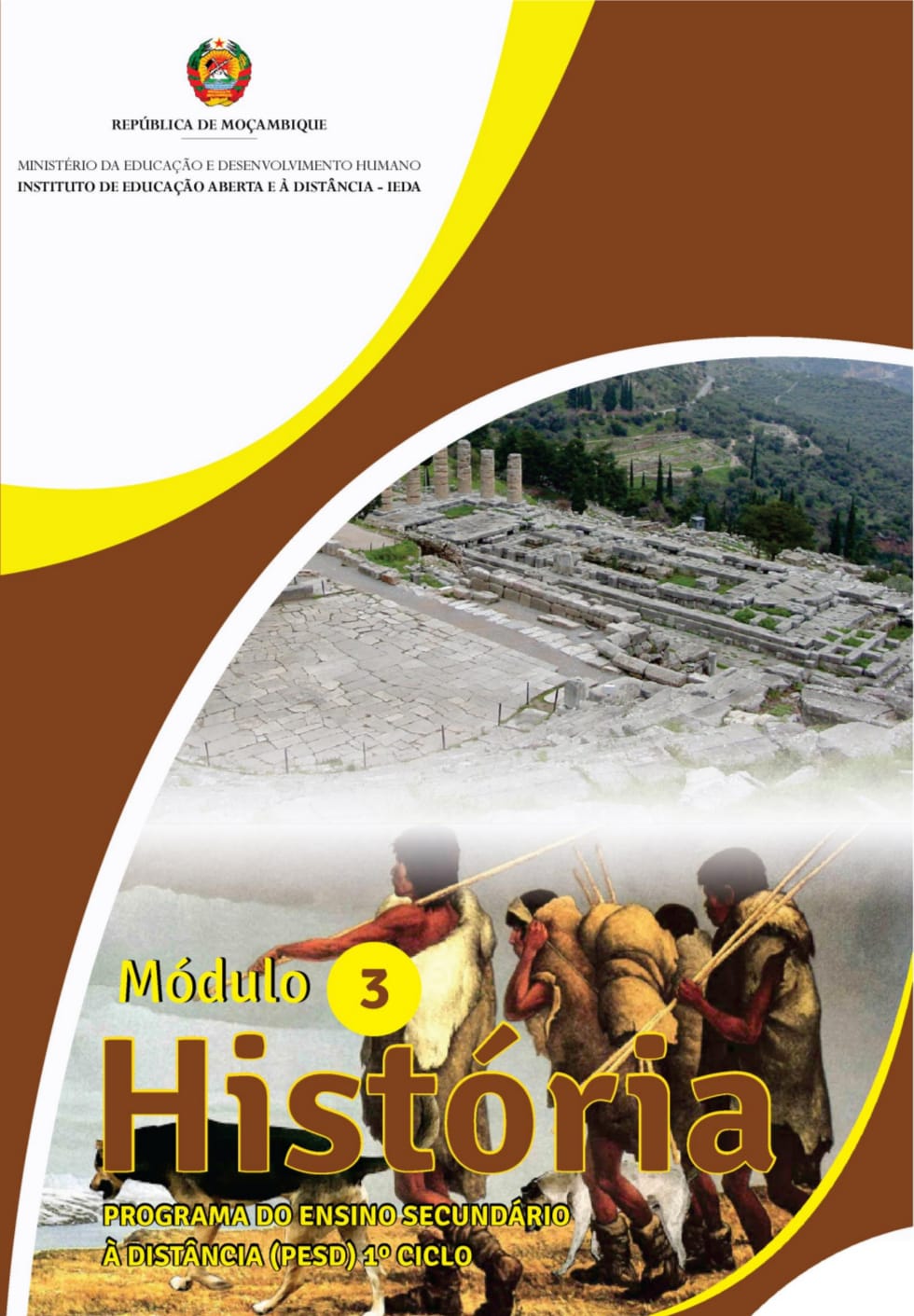 Capa de História 8ª Classe PDF Moçambique
