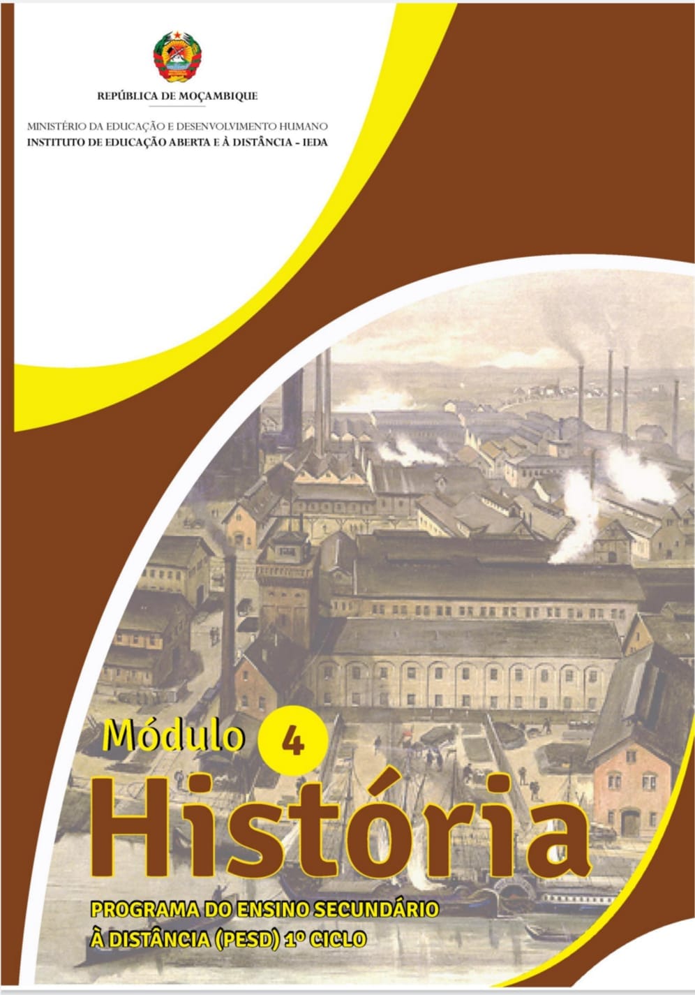 Capa de História 8ª Classe PDF Moçambique