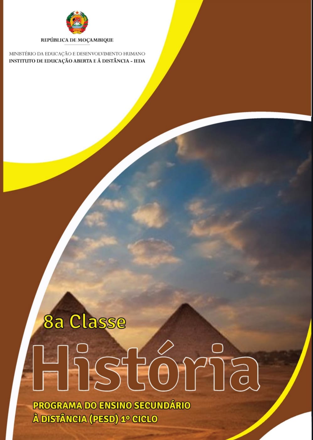 Capa de História 8ª classe pdf