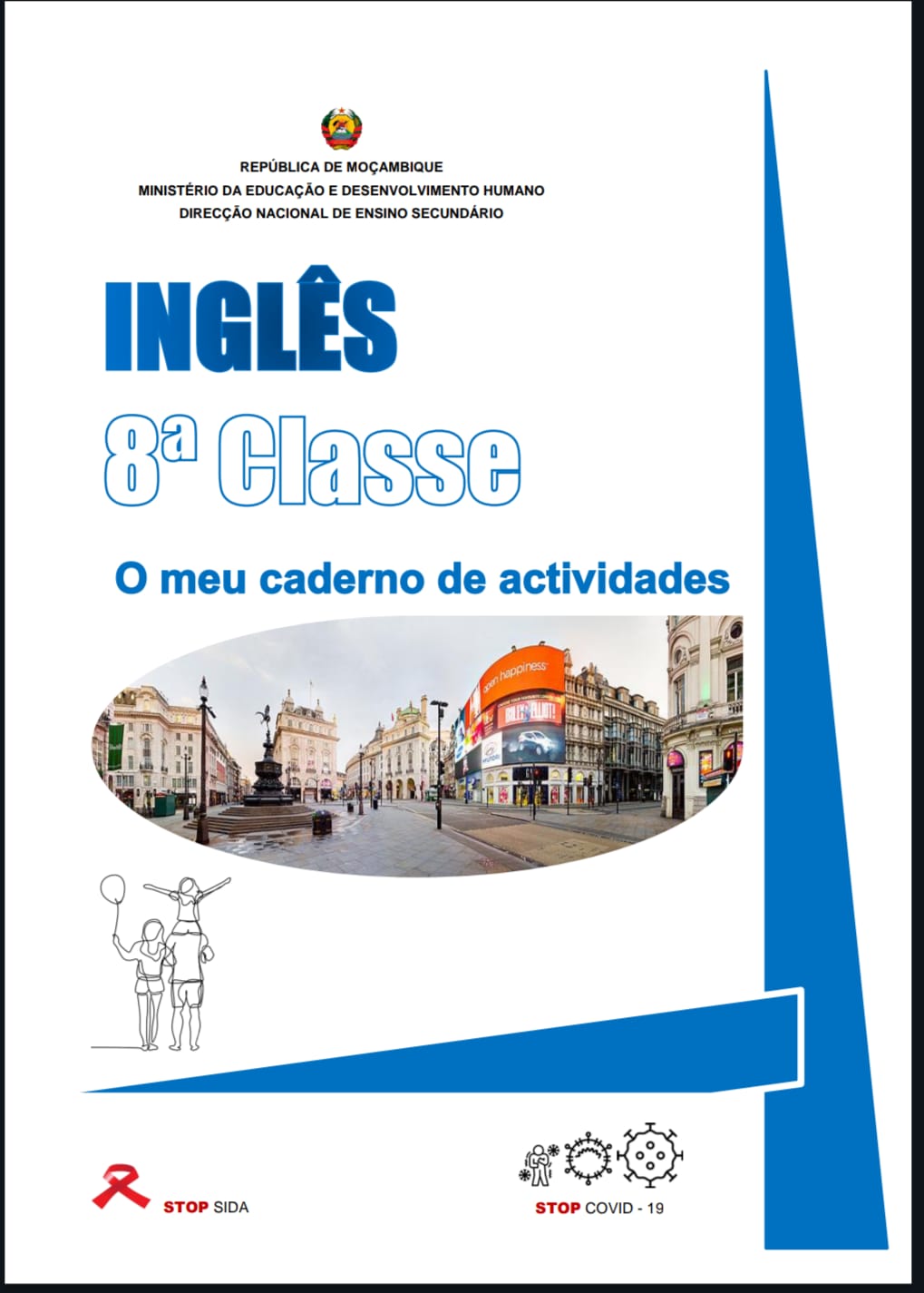 Capa de Inglês 8ª Classe PDF Moçambique