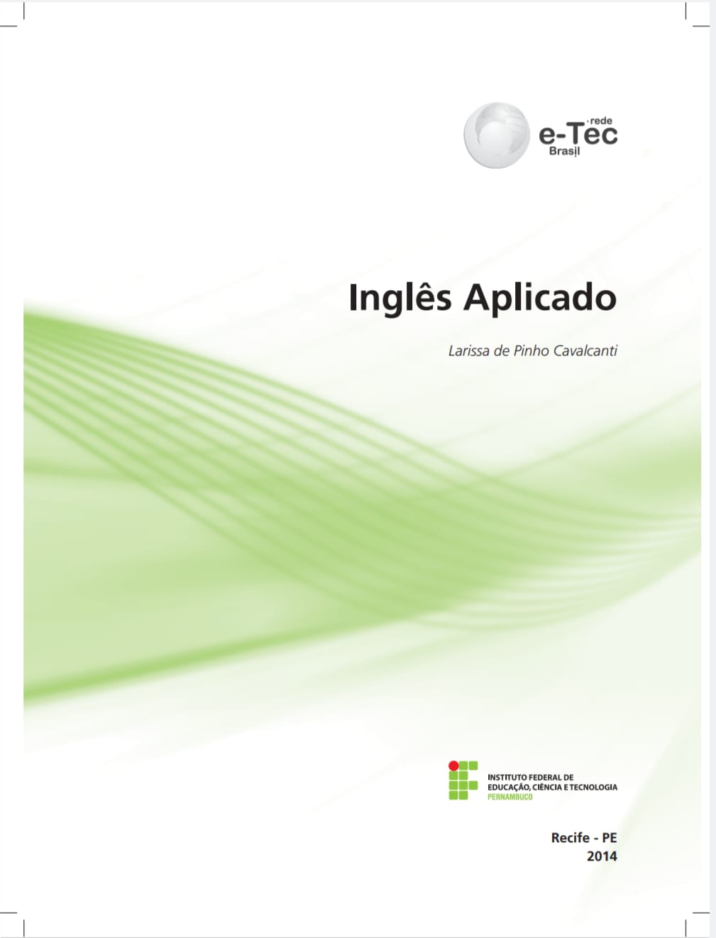 Capa de Inglês Aplicado pdf