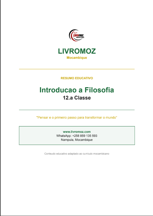 Capa de Introducao a Filosofia