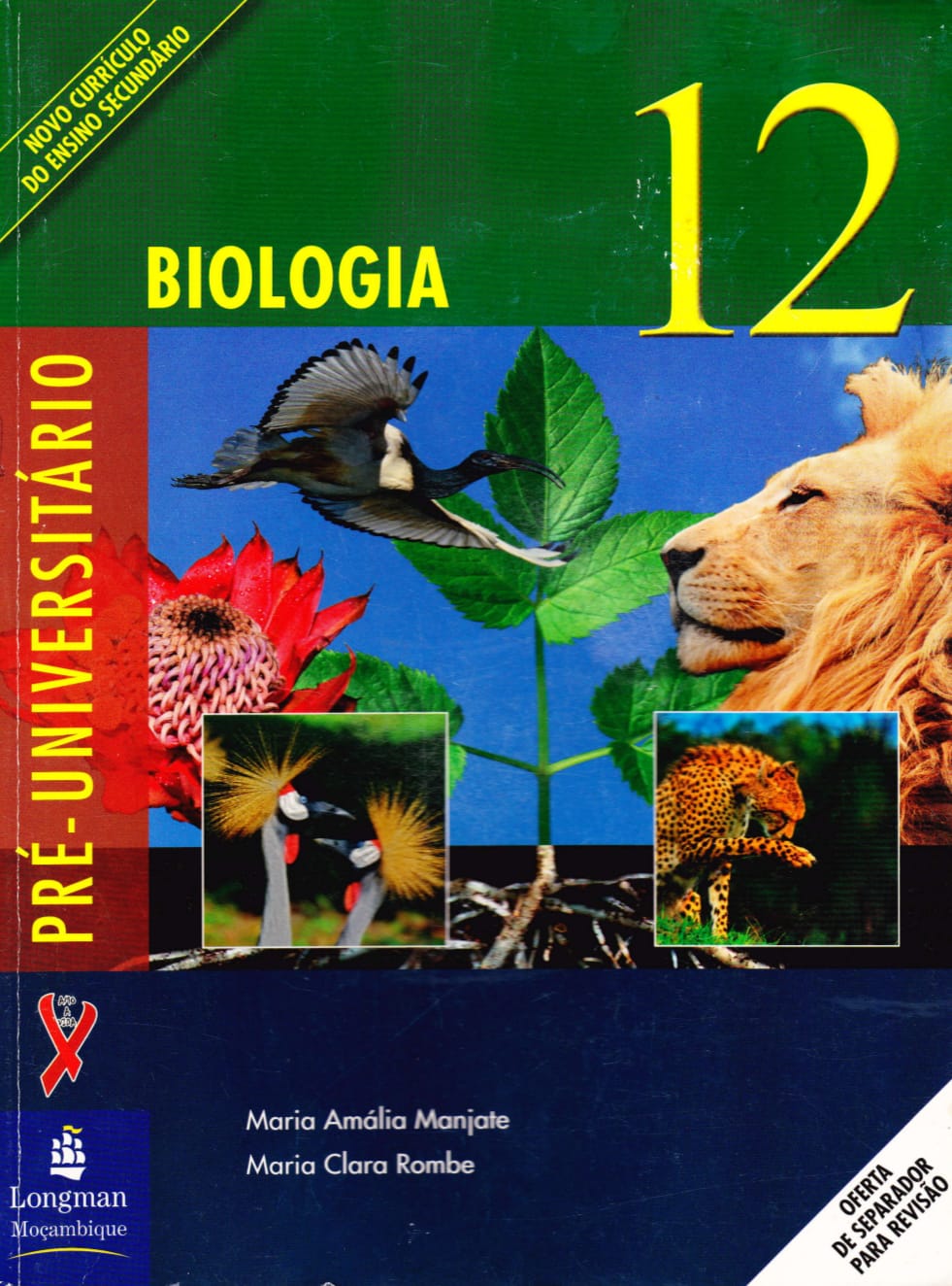 Capa de Livro Biologia 12ª Classe PDF —