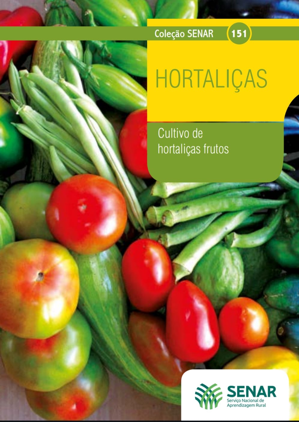 Capa de livro Hortaliças pdf