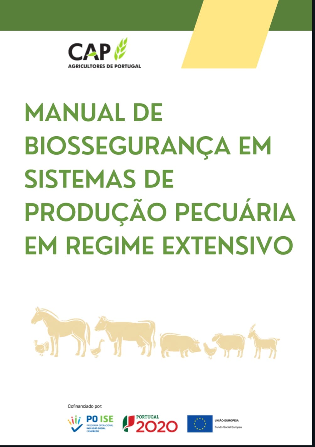 Capa de Manual de biossegurança de animal pdf