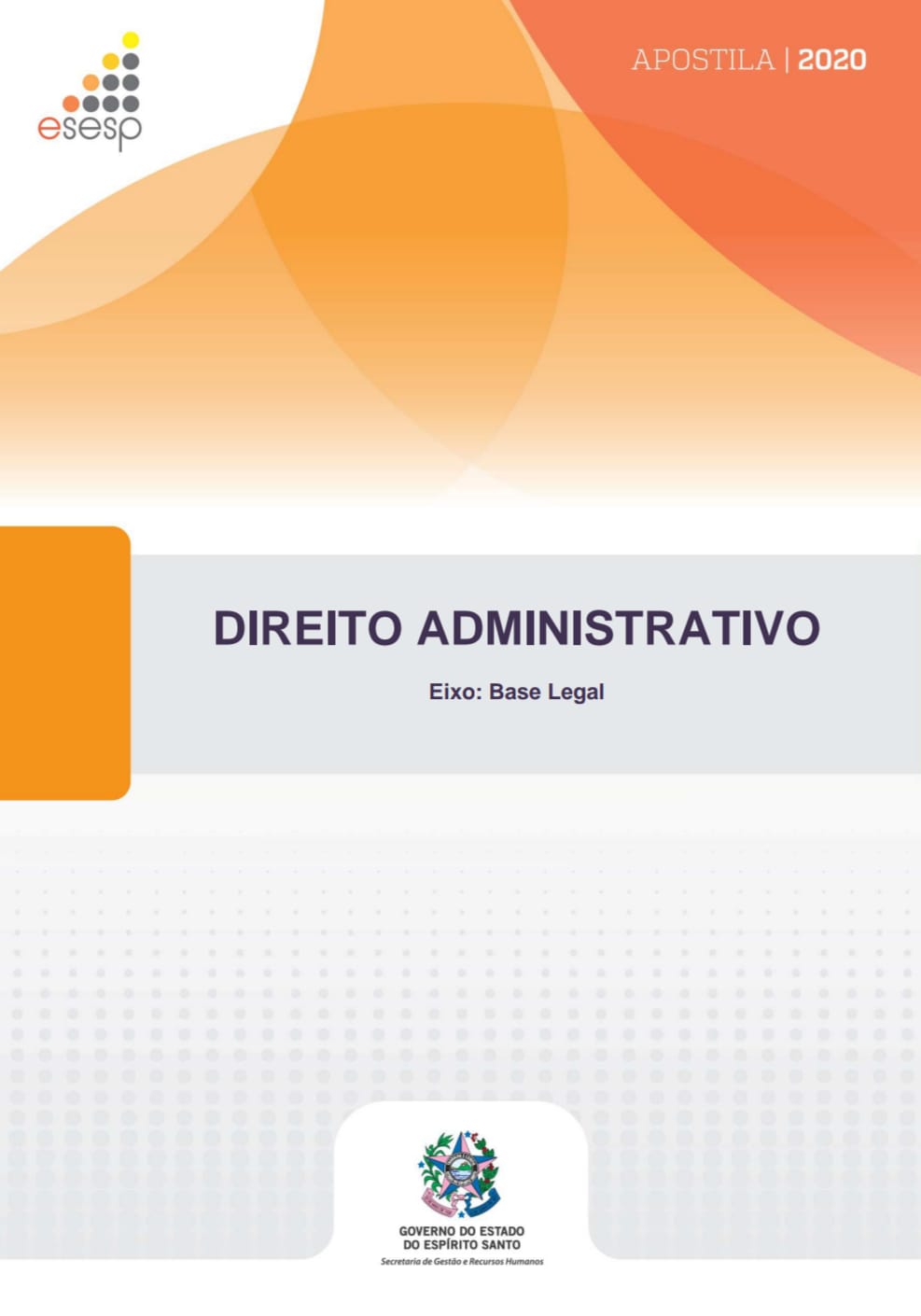 Capa de Manual de Direitos Administrativo pdf