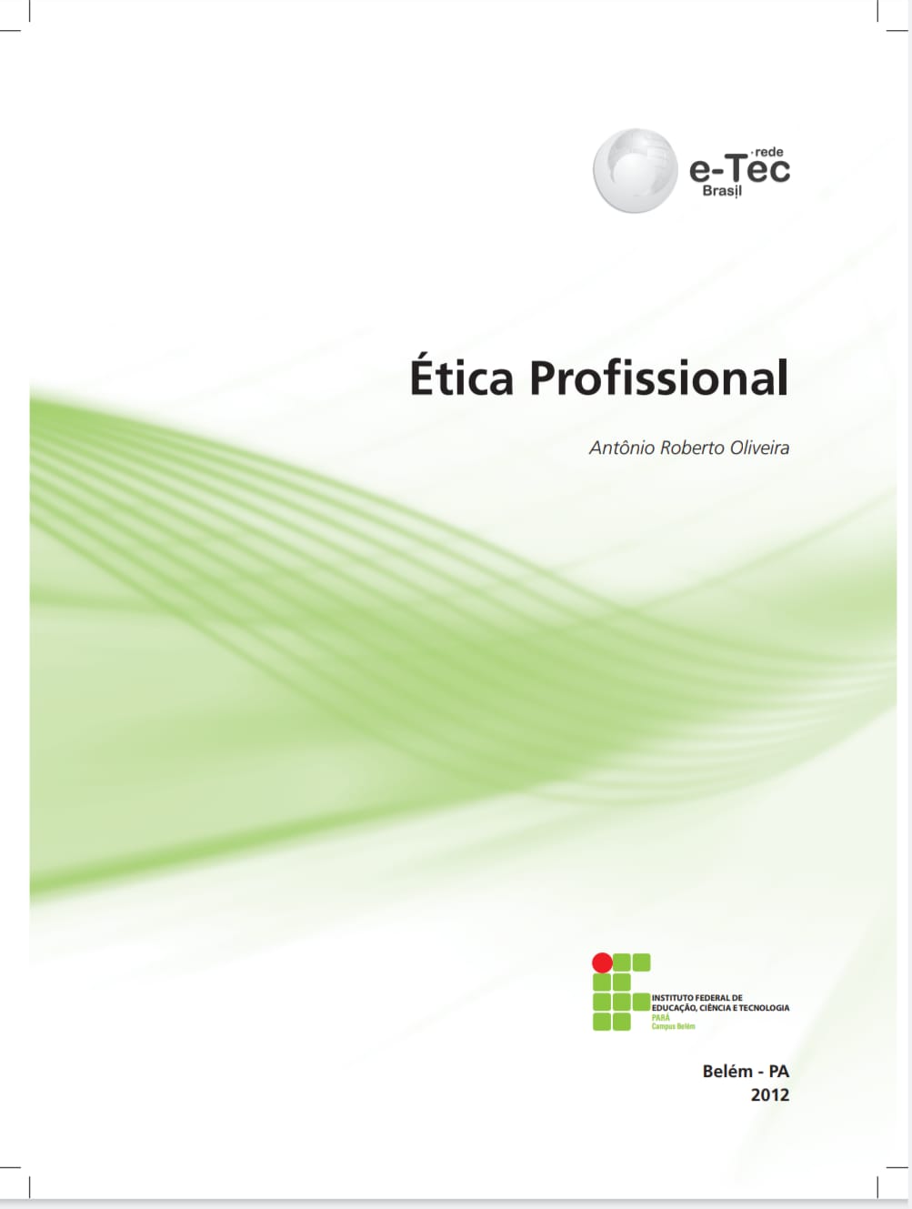 Capa de Manual de Ética Profissional pdf