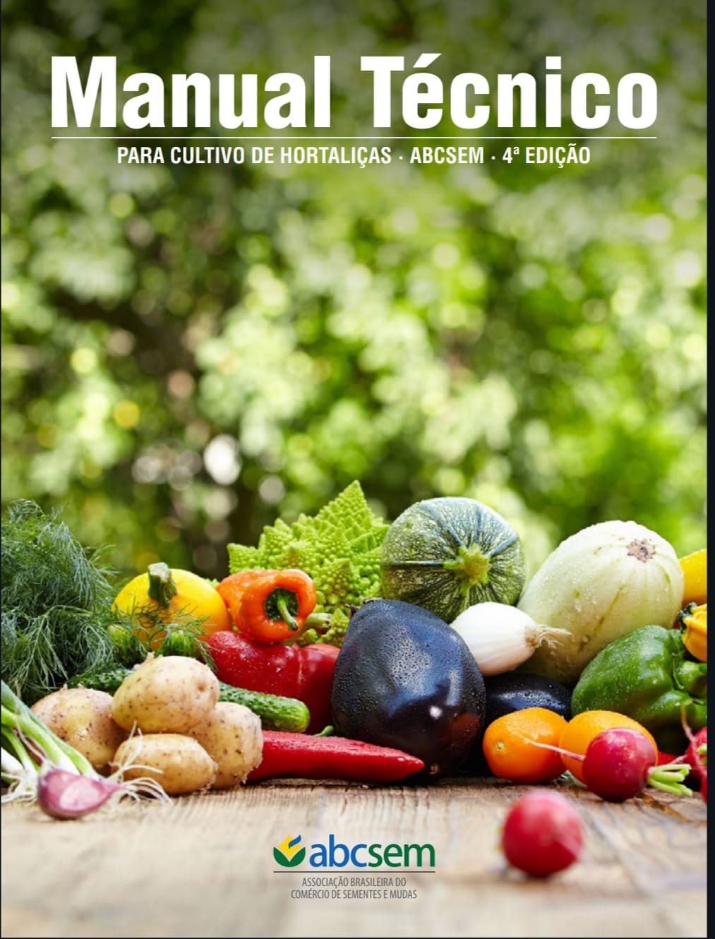 Capa de Manual de hortaliças pdf