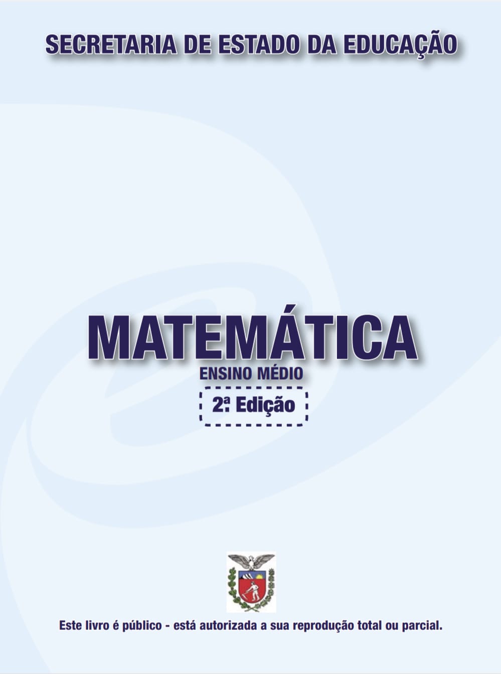 Capa de Manual de Matemática