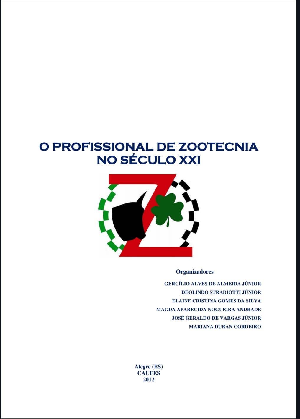 Capa de Manual de Zootecnia pdf
