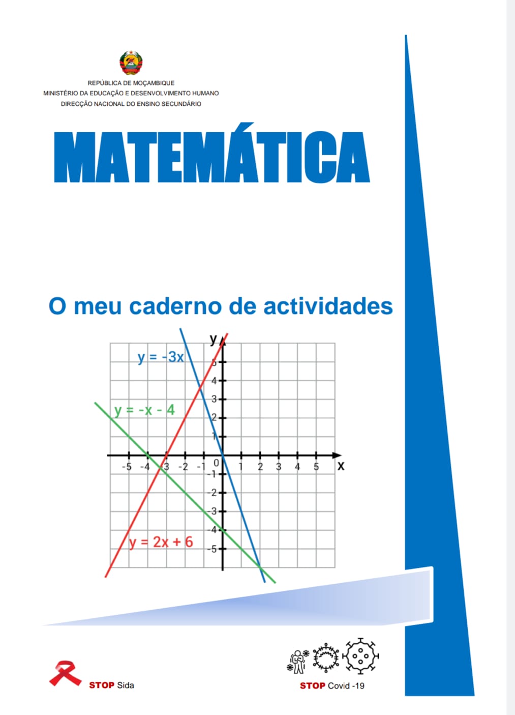 Capa de Matemática 10ª Classe pdf