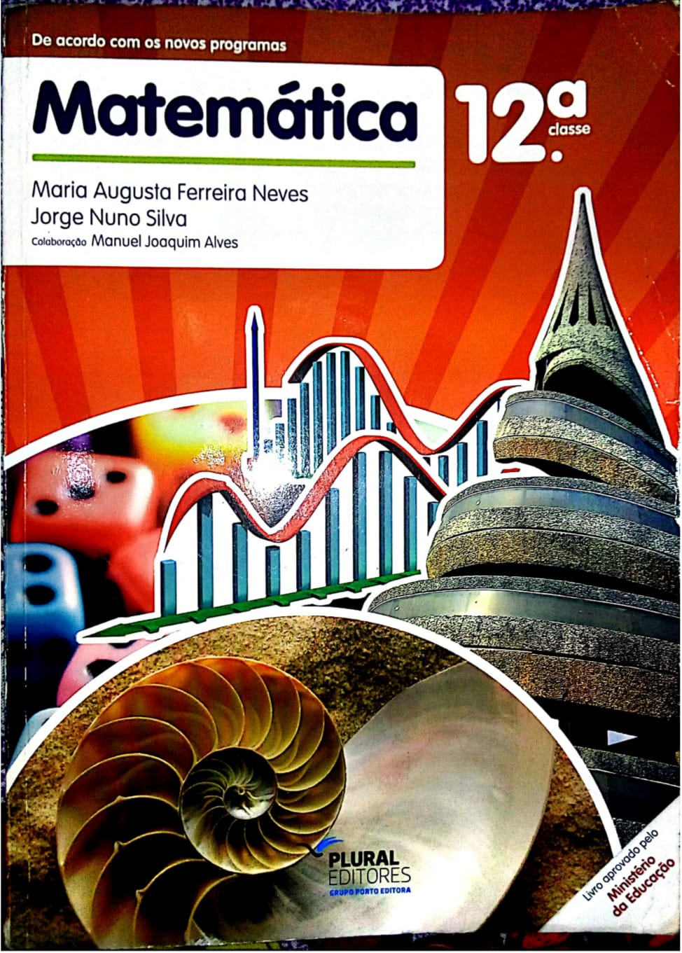 Capa de Matemática 12ª Classe PDF – Plural Editores Moçambique
