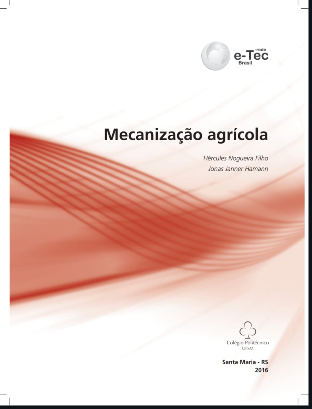 Capa de Mecanização agrícola pdf