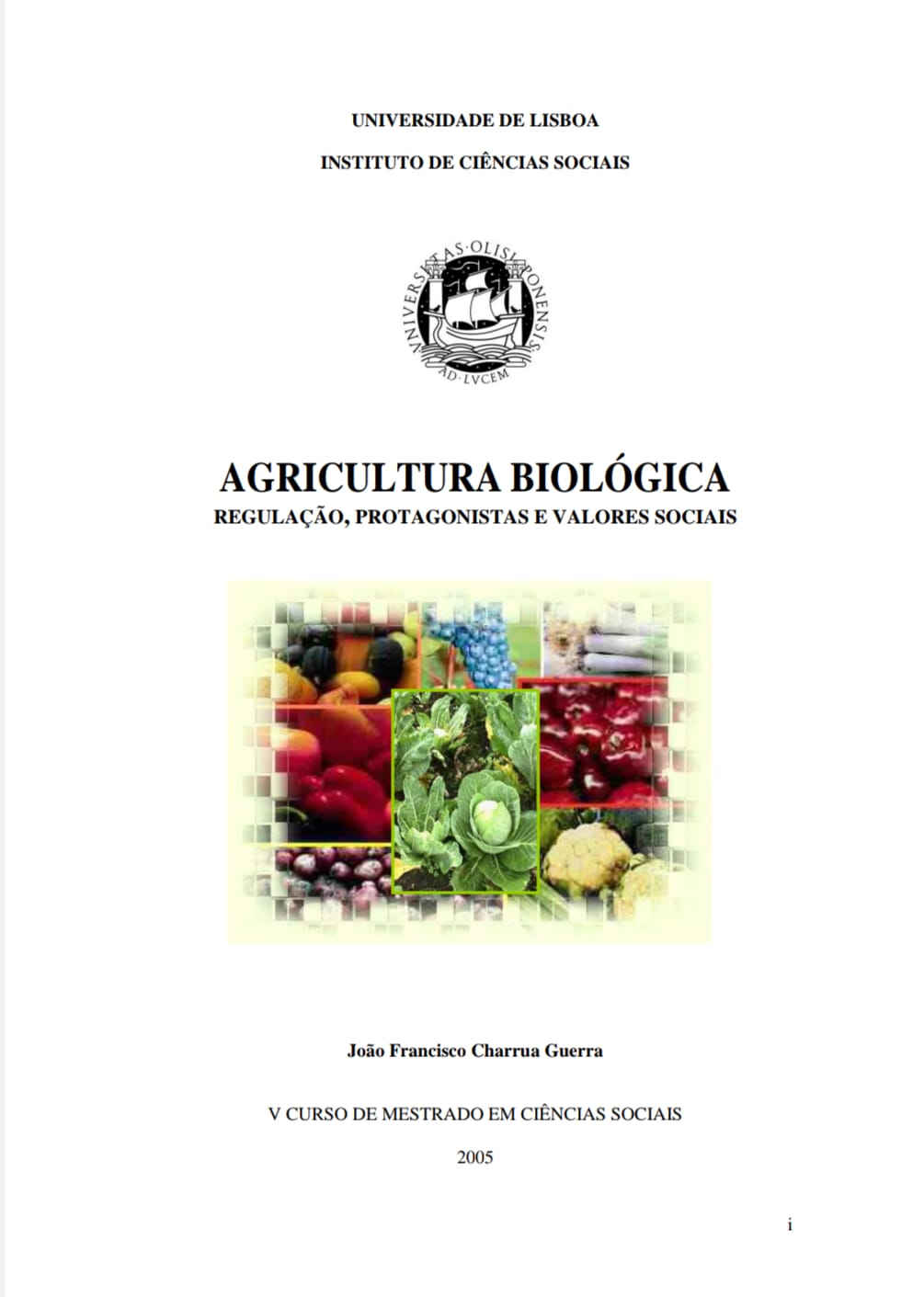 Capa de pdf: Agricultura biológica