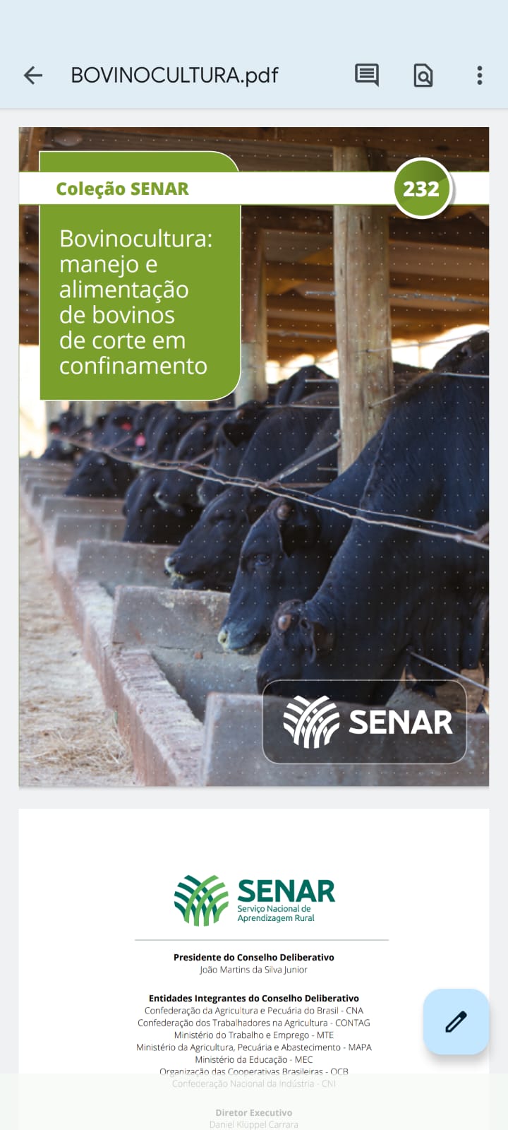 Capa de pdf: Bovinocultura