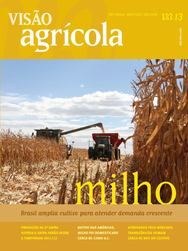 Capa de pdf: CIGARRINHA  NA CULTURA DO MILHO