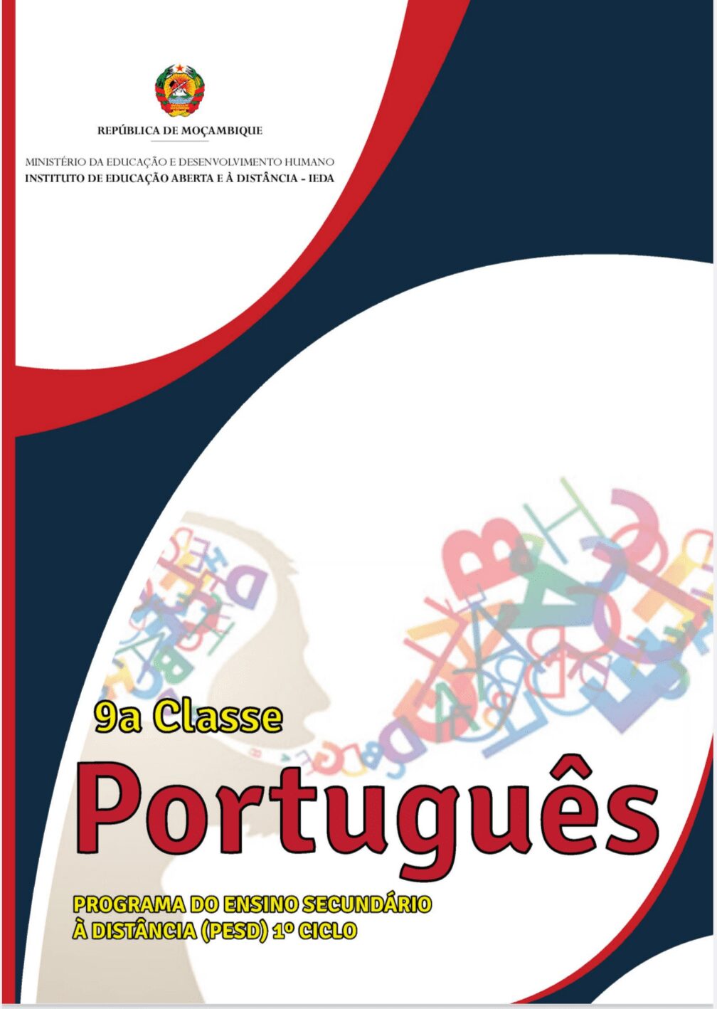 Capa de Português 9ª Classe PDF Moçambique — Baixe o Livro Escolar Gratuito