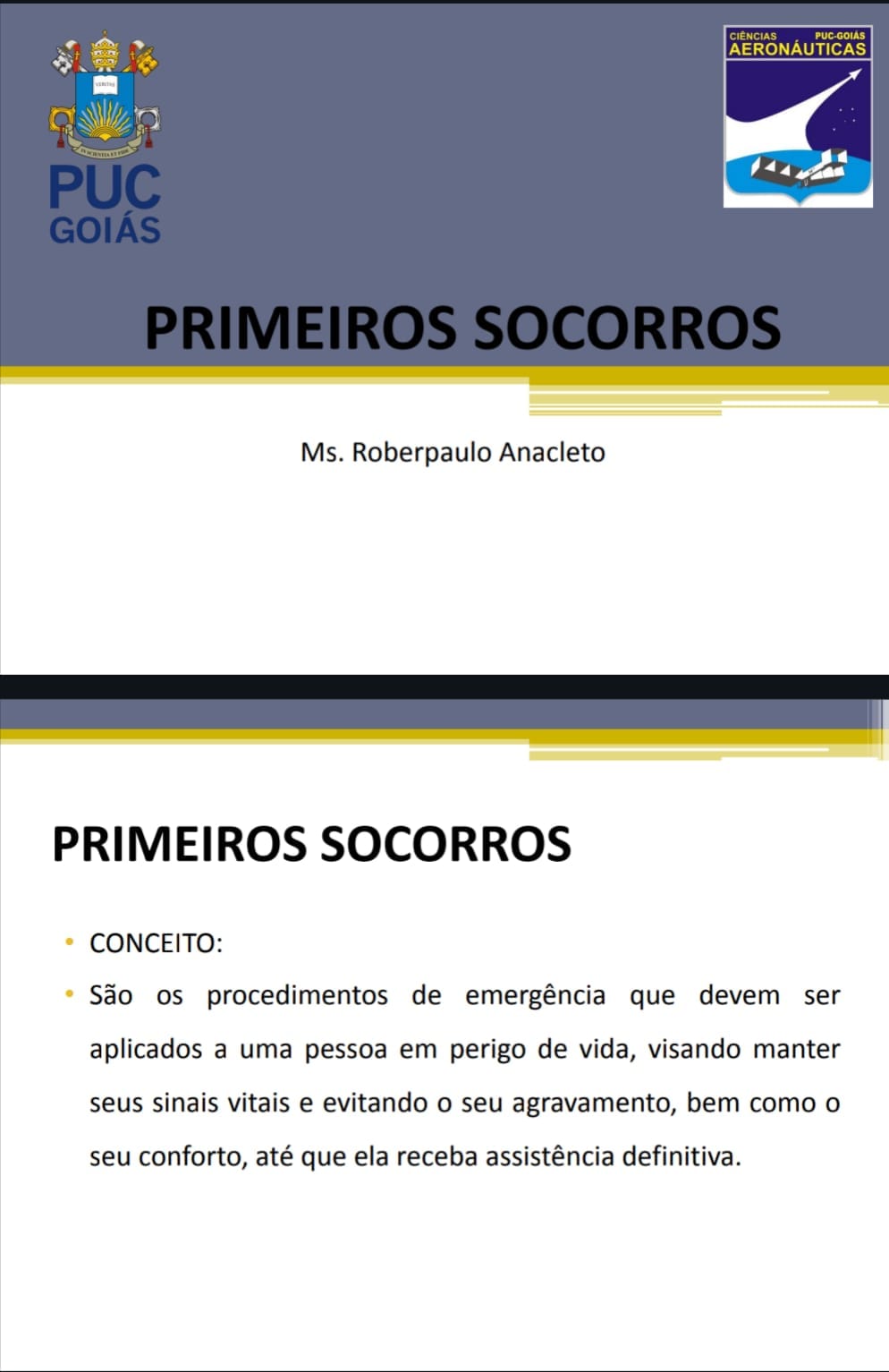 Capa de PRIMEIROS SOCORROS pdf
