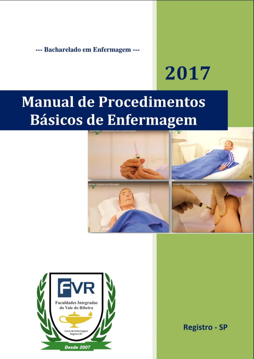 Capa de Procedimentos Básicos de Enfermagem pdf