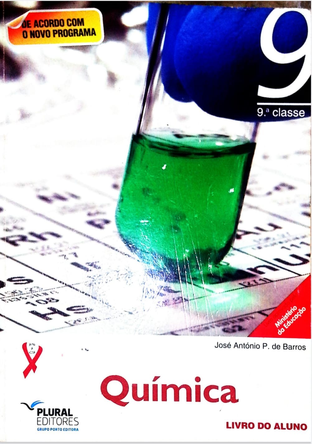 Capa de Química 9ª classe