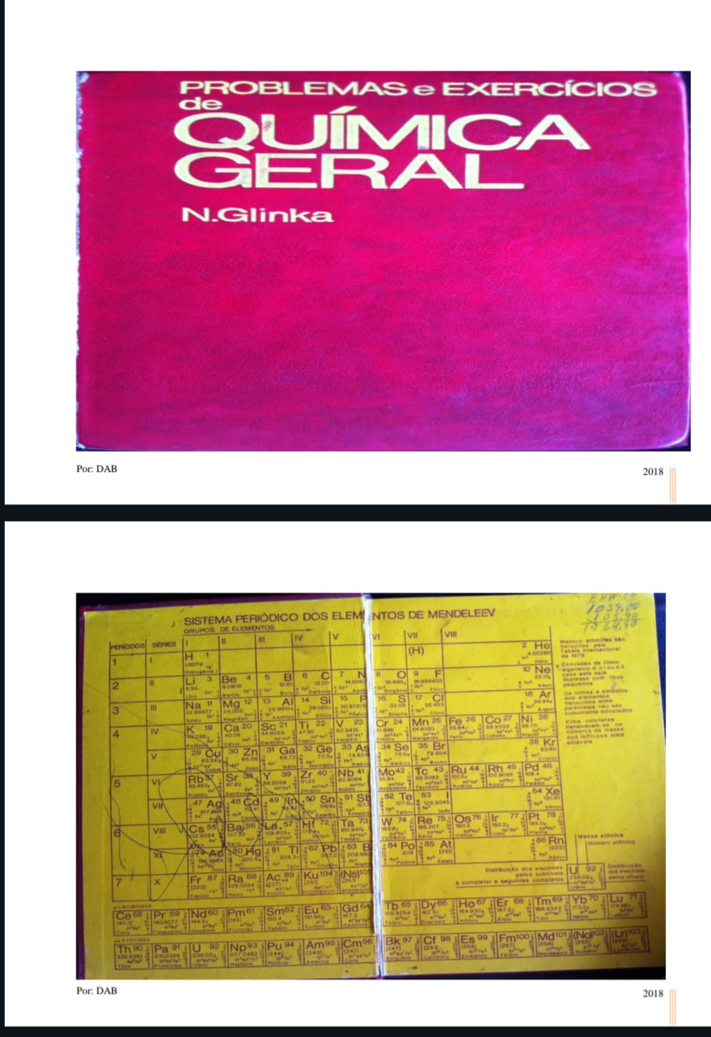 Capa de Química Geral pdf
