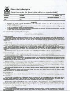 Exame de Português 2017 – Universidade Eduardo Mondlane (UEM) | Preparação Completa