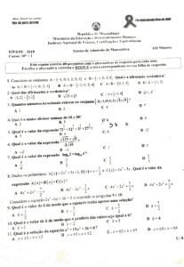 Exame de Química – 12ª Classe – 1ª Época – 2014 (PDF)