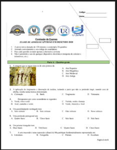 Exame de Desenho – 2020 (UP): Conteúdos, Técnicas e Guia de Preparação