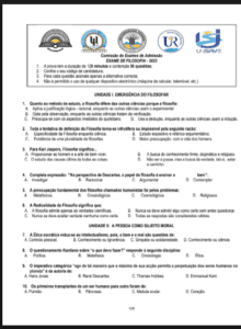 Exame de Filosofia – 2023 (UP): Guia Completo de Conteúdos e Preparação