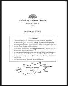 Exame de Física – 2018 (UP): Conteúdos, Estrutura e Guia de Estudo